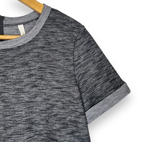 Gilli Stitch Fix Women's NWT Taneli Dress Short Sleeve Size M Marled Gray Black - Picture 9 of 10